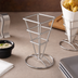 Thumbnail image #3 for American Metalcraft Square Stainless Steel Fry Cone Holder, 2 1/2-Inch Top