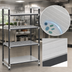 Thumbnail image #3 for Cambro Camshelving Elements XTRA 4-Tier Stationary Starter Shelving Unit, 42 x 18 x 84 Inches, Speckled Gray