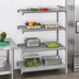 Thumbnail image #4 for Cambro Camshelving Premium Stationary 4-Tier Add-On Polymer Shelving Unit, 18 x 54 x 64 Inches, Vented and Solid Shelves