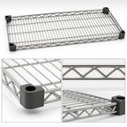 Thumbnail image #3 for Eagle Group QuadTruss QAR2148S Quad-Adjust Wire Reverse Mat Shelf, 48 x 21 Inches, Stainless Steel Finish Case of 4