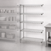 Thumbnail image #3 for Eagle Group 5-Tier Add-On Wire Shelving Unit with QuadTruss®, 42 x 21 x 74 Inches, Stainless Steel Finish