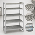 Thumbnail image #4 for Cambro Camshelving Premium 5-Shelf Stationary Starter Unit, 21 x 60 x 72 Inches, Vented, Speckled Gray