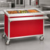 Thumbnail image #3 for Director's Choice DCS3-HS 50 Inch Mobile Heated Surface Unit with Holly Berry Red Laminate