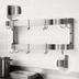 Thumbnail image #3 for Advance Tabco Special Value Series Wall-Mounted Double-Bar Stainless Steel Pot Rack, 36 x 12 x 12 Inches
