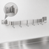 Thumbnail image #3 for Advance Tabco Special Value 48-Inch Wall-Mounted Single-Bar Stainless Steel Pot Rack