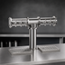 Thumbnail image #3 for Glastender Pipe Tee Countertop Draft Dispensing Tower, 6 Faucets, Air-Cooled, Grainline Stainless Steel Finish