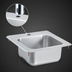Thumbnail image #3 for Vollrath Drop-In Self-Rimming Underbar Sink for Electronic Mixing Faucet, 15 x 15 Inch, 304 Stainless Steel