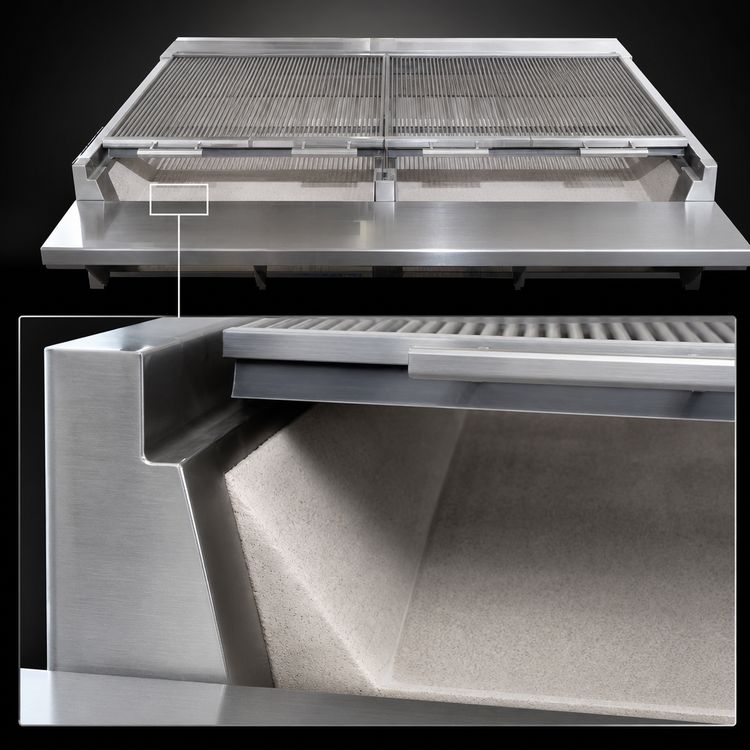 Product image #3 for Titan 24-Inch Modular Solid Fuel Broiler with Steel Bar Grates