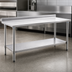 Thumbnail image #3 for Eagle Spec-Master 108 Inch x 36 Inch Stainless Steel Work Table with 4-1/2 Inch Backsplash and Undershelf
