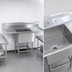 Thumbnail image #3 for Spec-Master FN Series 1-Compartment Stainless Steel Sink with Right Drainboard, 45-1/2 Inch Wide