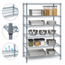 Thumbnail image #3 for Quantum Gray Epoxy Antimicrobial Wire Shelving Starter Kit