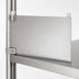 Thumbnail image #3 for Eagle Group Left Single Knob Foot Bracket for Cantilevered Shelving Systems, 18 Inch Stainless Steel