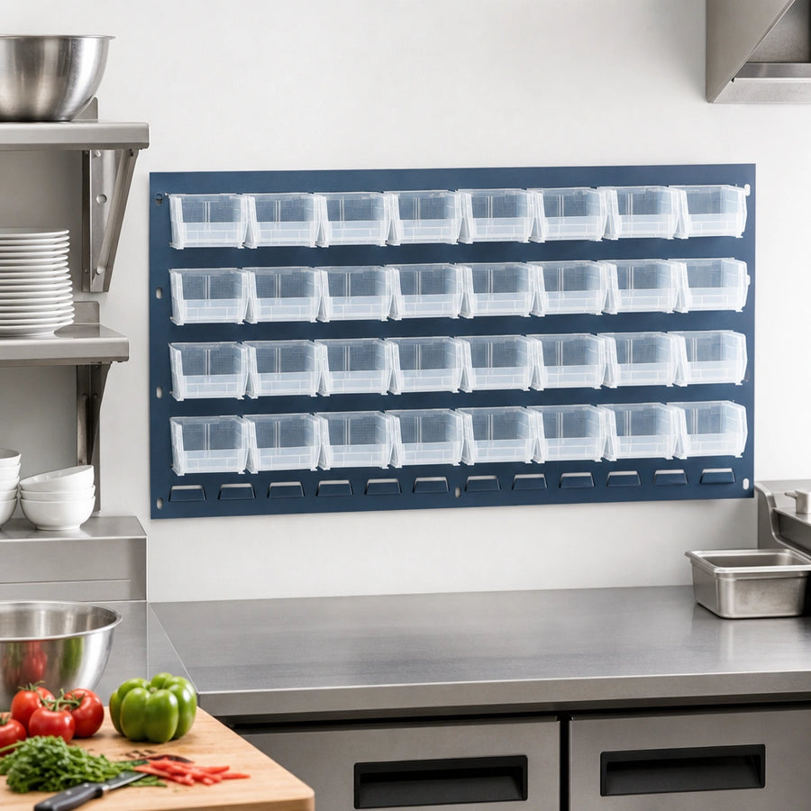 Wall-Mounted Louvered Panel