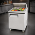Thumbnail image #3 for Atosa 27-1/2-Inch Wide 1-Section Mega Top Sandwich/Salad Prep Table Refrigerator with 12 1/6 Pans