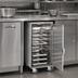 Thumbnail image #3 for Stainless Steel Under-Counter Enclosed Transport Cabinet with 5 Universal Tray Slides