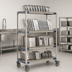 Thumbnail image #4 for MetroMax i 48-Inch x 24-Inch Mobile 4-Tier Tray and Pan Drying Rack with Drip Tray