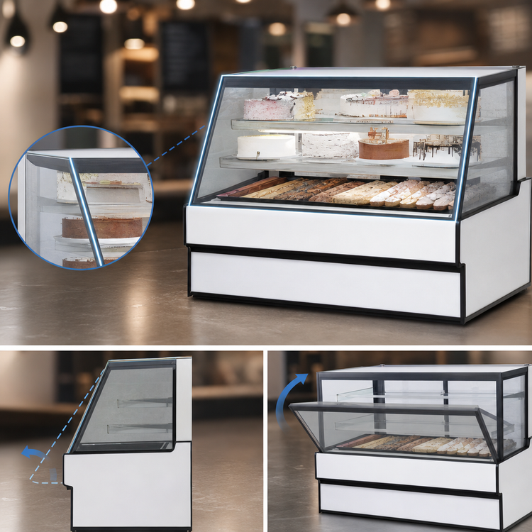 Product image #3 for Federal Industries High Volume Series Straight Glass Refrigerated Bakery Display Case, 36-1/8 Inch Wide, 42 Inch High