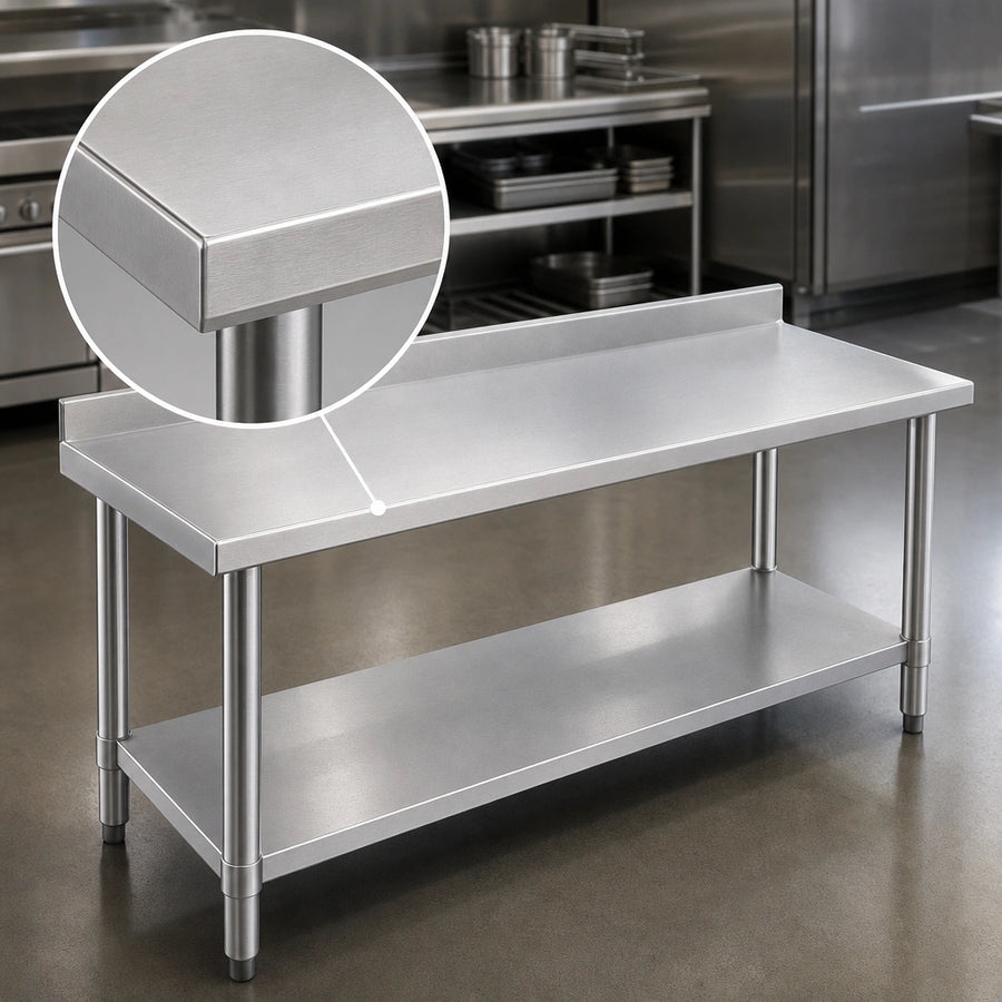 14-Gauge Stainless Steel Top