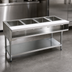 Thumbnail image #3 for Advance Tabco Triumph (Supreme) 4-Well Natural Gas Water Bath Hot Food Table with Poly Cutting Board and Undershelf