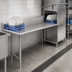 Thumbnail image #3 for John Boos Pro-Bowl Straight Clean Dish Table, 84 Inch, Right-to-Left, 16 Gauge Stainless Steel