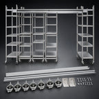 Thumbnail image #3 for Metro TOP-TRACK TTS18NA 18-Foot Top-Track Track Set for Super Erecta and MetroMax Q Shelving