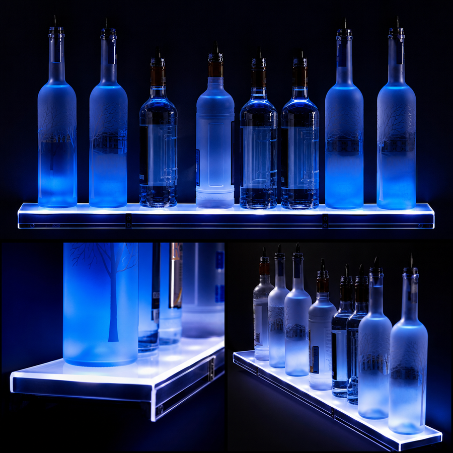 Double-Wide Bottle Display