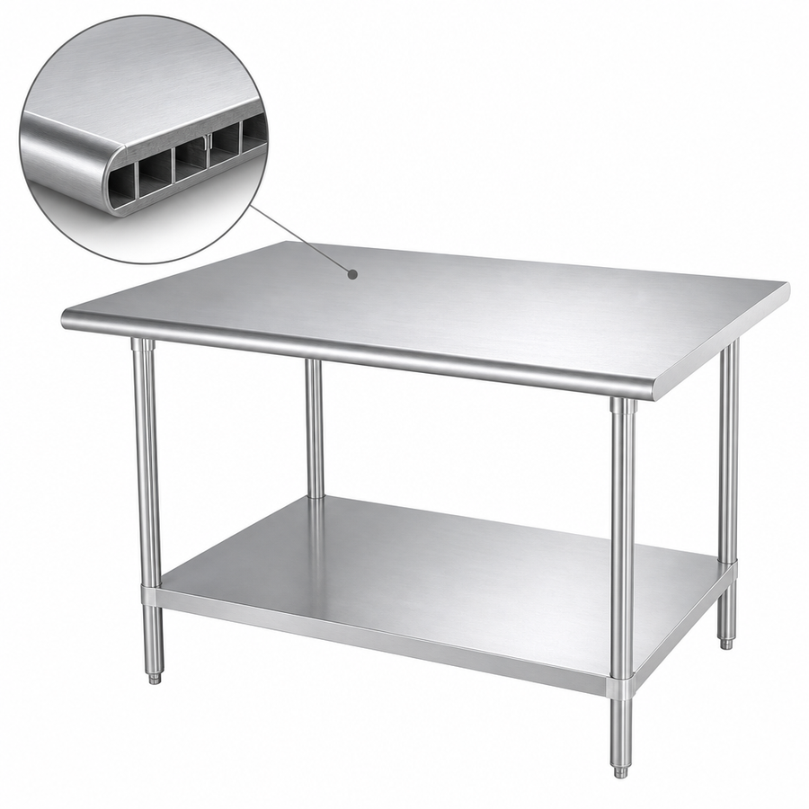 Reinforced Stainless Steel Top