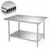 Thumbnail image #3 for Sapphire Manufacturing SMT-2460G 60-Inch x 24-Inch Stainless Steel Work Table with Adjustable Undershelf