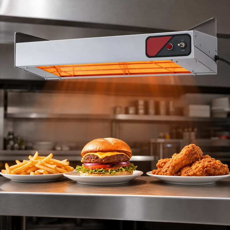 Product image #3 for Nemco 24-Inch Single Infrared Strip Heater with On/Off Toggle Switch and Cord & Plug