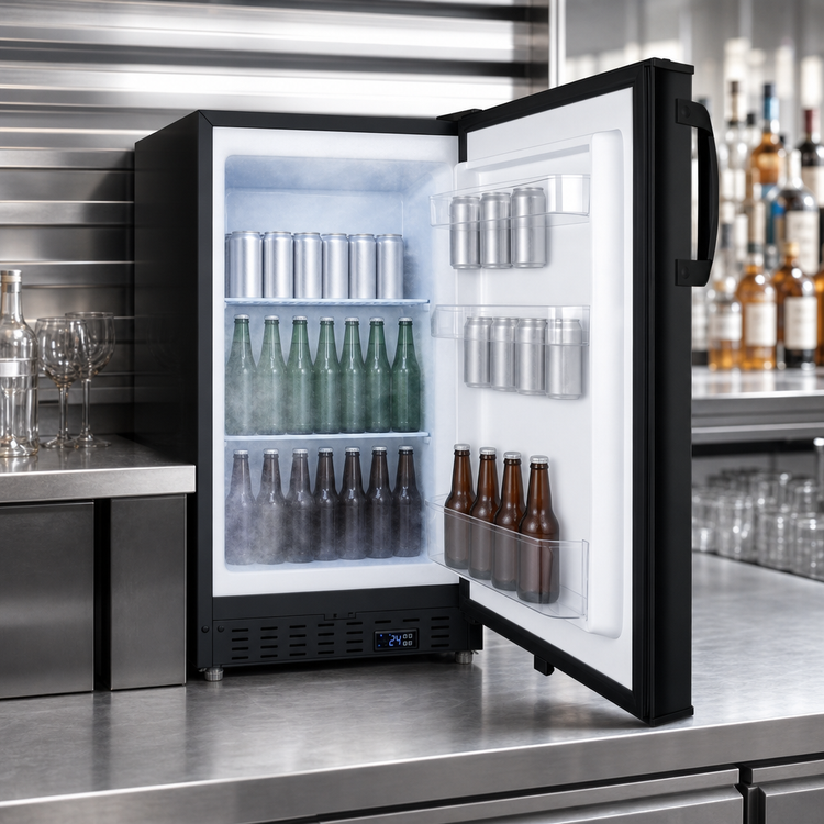 Product image #4 for Summit Commercial Cold Cavern 19.88-Inch Undercounter Reach-In Beer Froster Freezer, 2.68 Cu. Ft., Solid Door