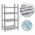 Thumbnail image #3 for Cambro Camshelving Elements XTRA 4-Tier Stationary Starter Polymer Shelving Unit, 24 x 48 x 84 Inches, Speckled Gray