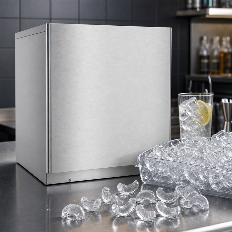 Product image #4 for Hoshizaki KMD-410MWJ Modular Crescent Cube Ice Maker, Water-Cooled, 449 lb/Day, 22-1/4 Inch Wide