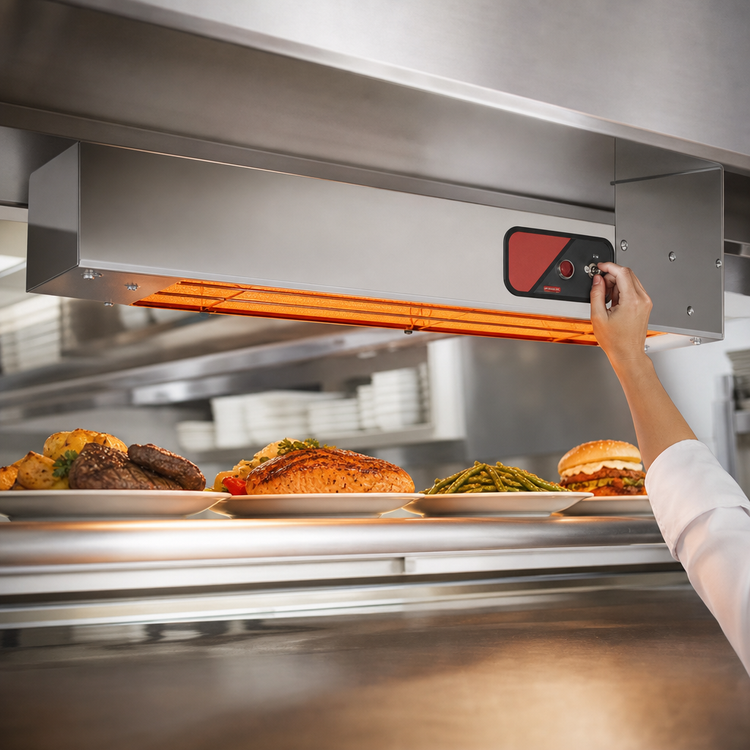 Product image #3 for Nemco 36-Inch Dual Infrared Strip Heater with Infinite Temperature Control, 240V