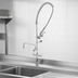 Thumbnail image #3 for T&S Brass EasyInstall Single-Hole Deck-Mount Pre-Rinse Unit with 12-Inch Add-On Faucet