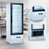 Thumbnail image #3 for Omcan RE-CN-0009-HC One-Section Reach-In Display Refrigerator, 9.1 Cu. Ft., Bottom Mount, Glass Door