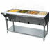 Thumbnail image #3 for Advance Tabco Triumph Supreme LP Gas 4-Well Hot Food Table with Undershelf and Cutting Board