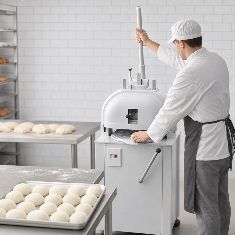 Product image #3 for Univex Semi-Automatic 36-Piece Bun Divider/Rounder