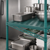 Thumbnail image #3 for QuadPlus Solid Polymer Shelf Mat with MICROGARD Antimicrobial Protection, 72 x 18 Inches, Green