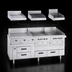 Thumbnail image #3 for Garland Arctic Fire 68-Inch Self-Contained Stainless Steel 4-Drawer Freezer Base