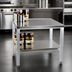 Thumbnail image #3 for New Age 24-Inch W x 29-Inch D x 24-Inch H Stationary Aluminum Open Base Equipment Stand, 1,000 lb. Capacity