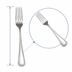 Thumbnail image #4 for Winco Shangarila 8-Inch European Table Fork, Extra Heavy Weight, Mirror Finish, 18/8 Stainless Steel
