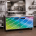 Thumbnail image #3 for Krowne Front-Only Vinyl Wrap for 72-Inch Pass-Thru Cooler, 2 Fronts