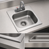 Thumbnail image #3 for Eagle Group Self-Rimming Drop-In Sink with 1 Compartment, 14 x 10 x 5 Bowl, Faucet, and Basket Drain