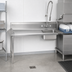 Thumbnail image #3 for Advance Tabco 71-Inch Left-Hand Straight Soil Dishtable with Pre-Rinse Sink, 16-Gauge 304 Stainless Steel