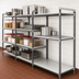 Thumbnail image #3 for Cambro Camshelving Elements XTRA 4-Tier Stationary Add-On Shelving Unit, 21