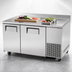 Thumbnail image #3 for True 60.25-Inch Two-Section Deep Worktop Refrigerator with Stainless Steel Top and Rear Splash