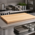 Thumbnail image #3 for John Boos Boos Block Full-Length Edge Grain Maple Kitchen Countertop, 144 x 38 x 1-1/2 Inches, Varnique Finish