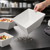 Thumbnail image #3 for Endurance 125 oz. 9-1/2 in. Square White Melamine Bowl