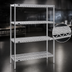 Thumbnail image #3 for EAGLEbrite Red-i-Pak 4-Tier Wire Shelving Unit with Patented QuadTruss Shelves, 36 W x 18 D x 74 H Inches, Stationary, Zinc Finish