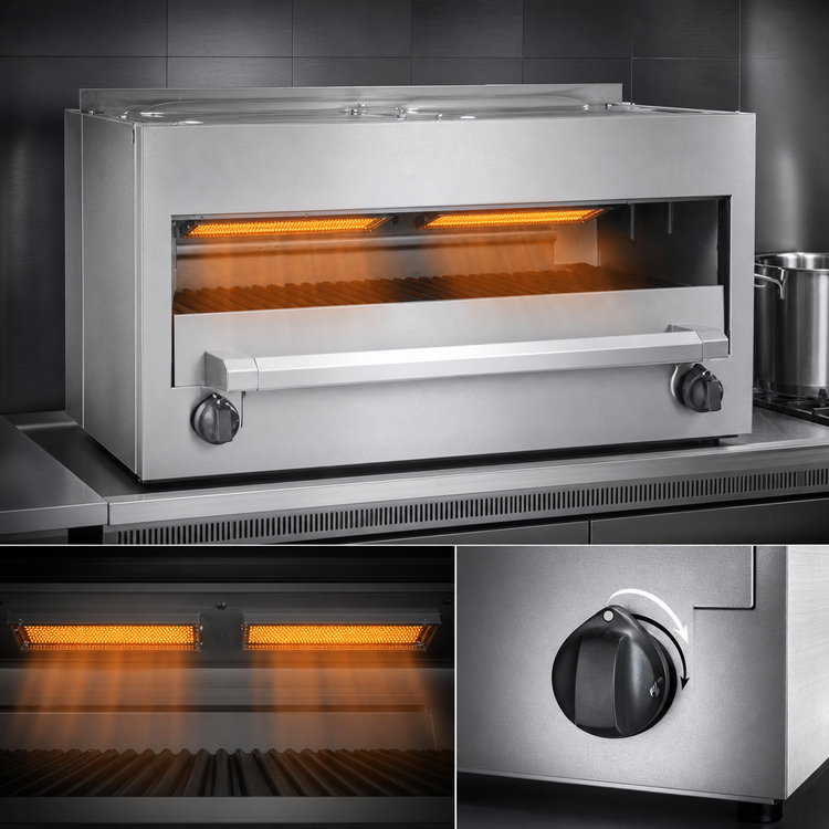 Product image #3 for Garland Master Series 34-Inch Range-Mount Infrared Salamander Broiler, Natural Gas, 40,000 BTU